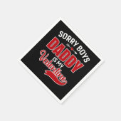 Sorry Boys Papa is mijn Valentijn Servet (Hoek)