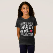 Sorry Boys papa is mijn Valentijn T-shirt (Voorkant volledig)