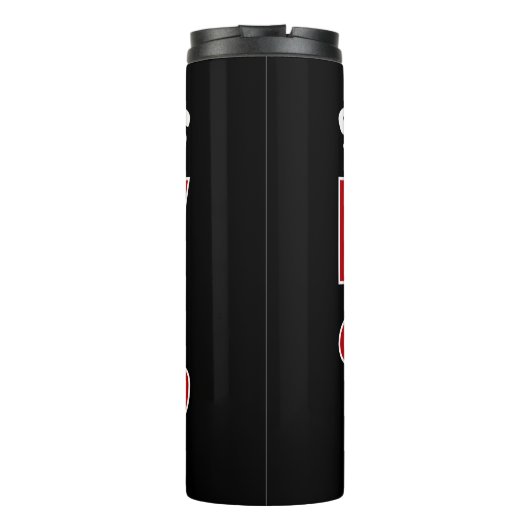 Sorry Boys Papa is mijn Valentijn Thermosbeker (Achterkant)