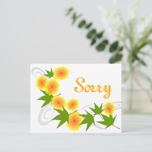 Sorry Briefkaart (Staand voorkant)