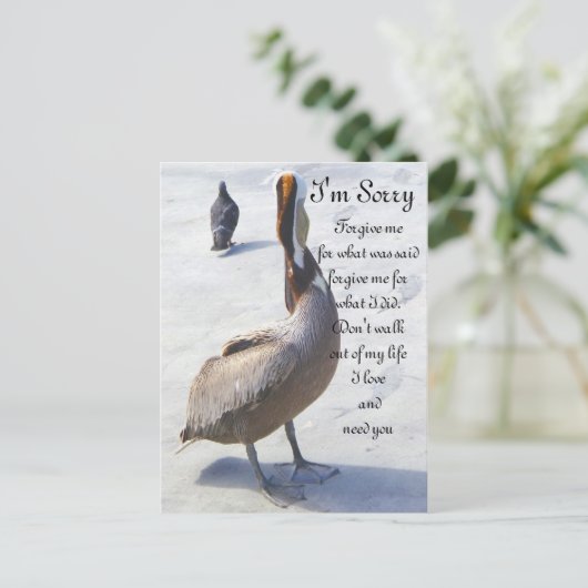 Sorry_ Briefkaart (Staand voorkant)