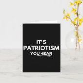 Sorry buren, het patriottisme hoor je kaart (Gele Bloem)