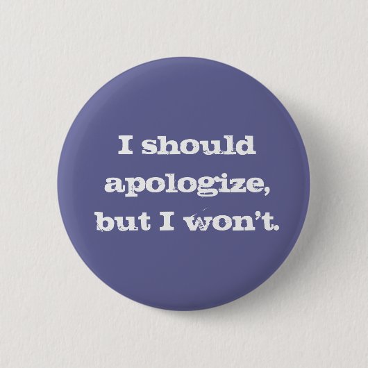 Sorry, Button (Voorkant)