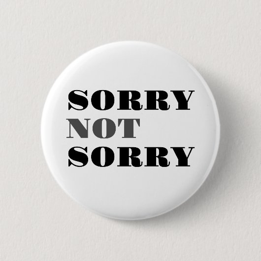 Sorry, Button (Voorkant)