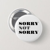 Sorry, Button (Voorkant /achterkant)