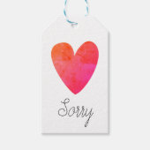 Sorry Cadeaulabel (Voorkant)