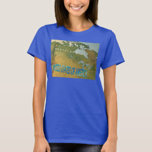 Sorry Canada dames koningsblauw T-shirt