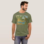 Sorry Canada mannen moeheid groen T-shirt (Voorkant volledig)