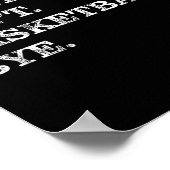 Sorry Can't Basketball Bye - Funny Player Poster (Hoek)