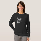 Sorry Can't Bye   Sushi 1 T-shirt (Voorkant volledig)