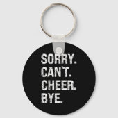 Sorry Can't Cheer Bye Retro Cheer Lovers Sleutelhanger (Voorkant)