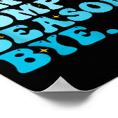 Sorry Can't Comp Season Bye Funny Cheer Competitio Poster (Hoek)