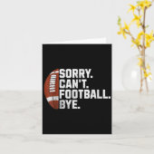 Sorry Cant Football Bye For Men Boys Funny America Kaart (Gele Bloem)