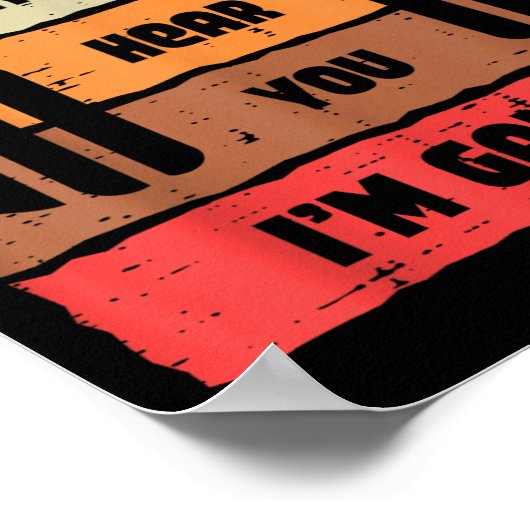 Sorry Cant Hear You Im Gaming Retro Video Gamer Me Poster (Hoek)