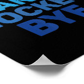 Sorry Can't Hockey Bye  Poster (Hoek)