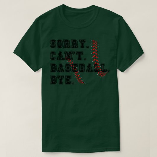 Sorry cant honkbal bye 23 t-shirt (Design voorkant)