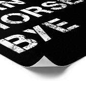 Sorry Can't Horses Bye Funny Horse  Poster (Hoek)