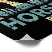 Sorry Can't Horses Bye Funny Horse  Poster (Hoek)