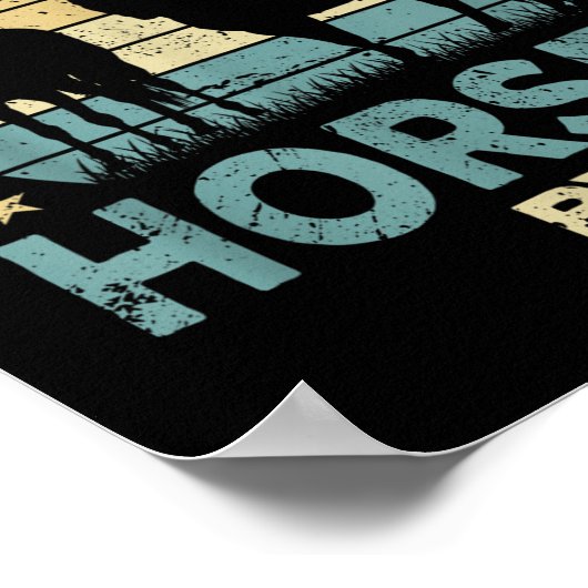 Sorry Can't Horses Bye Funny Horse  Poster (Hoek)