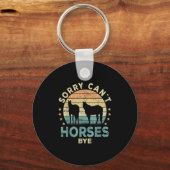 Sorry Can't Horses Bye Funny Horse  Sleutelhanger (Voorkant)