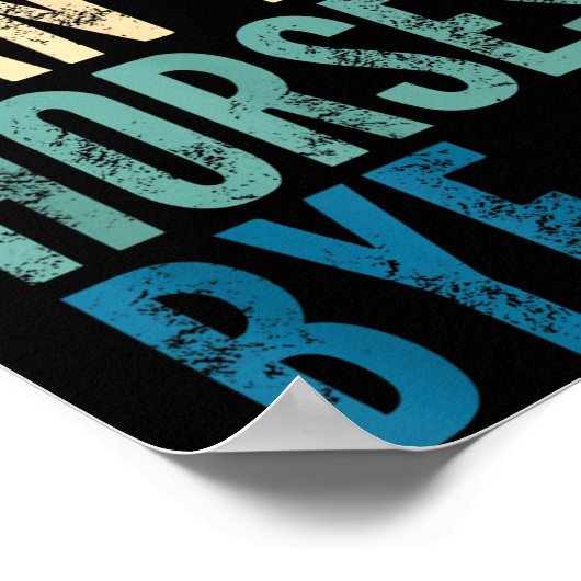 Sorry Can't Horses Bye Funny Riding Equestrian Vin Poster (Hoek)