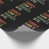 Sorry Can't Horses Bye II Cadeaupapier (Hoek)