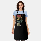 Sorry Can't Horses Bye II Schort (Gedragen)