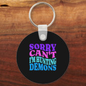 Sorry Can't Hunting Demons Korean P Music Hallowee Sleutelhanger (Voorkant)