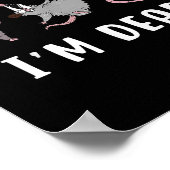 Sorry Can't I'm Dead Ssum Character Playing Dead O Poster (Hoek)