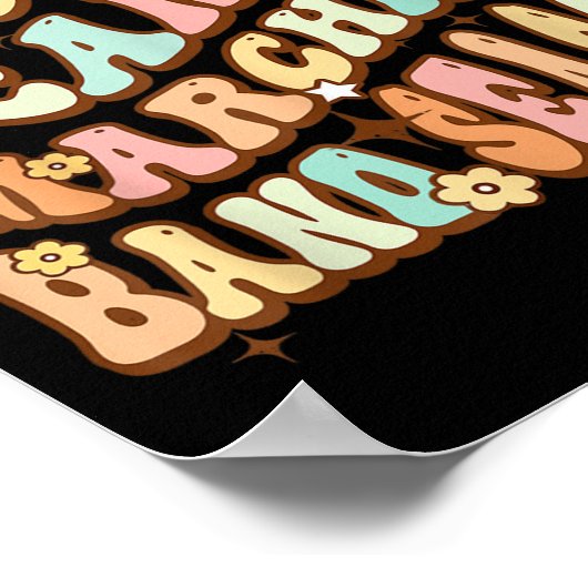 Sorry Cant Marching Band Season Music Teacher Groo Poster (Hoek)