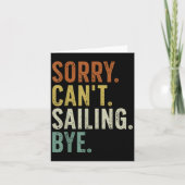 Sorry Can't Sailing Bye  Kaart (Voorkant)