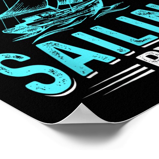 Sorry Can't, Sailing Bye  Poster (Hoek)