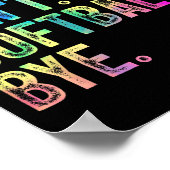 Sorry Can't Softball Bye Funny Softball Lover  Poster (Hoek)