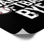 Sorry Can't Softball Bye Softball Player Girls  Poster (Hoek)