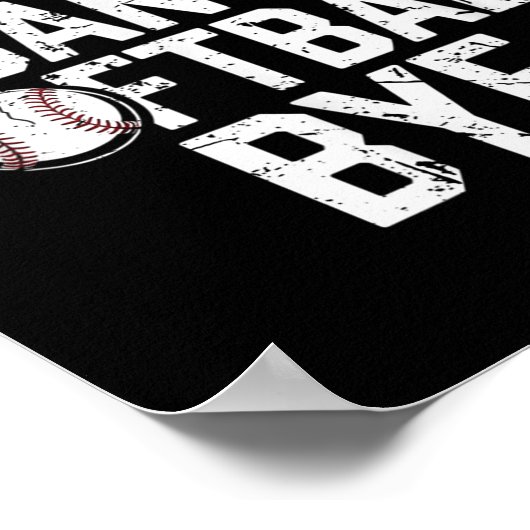 Sorry Can't Softball Bye Softball Player Girls  Poster (Hoek)