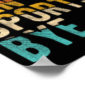 Sorry Can't Srts Bye  Poster (Hoek)