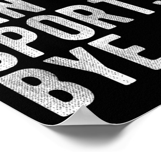 Sorry Can't Srts Bye  Poster (Hoek)