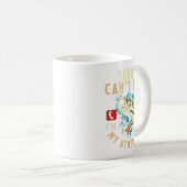 Sorry Can't Talk I'm On My Other Line Funny Fisher Koffiemok (Voorkant rechts)