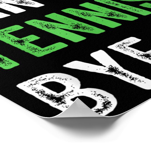 Sorry Can't Tennis Bye  Poster (Hoek)