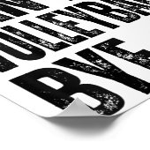 Sorry Can't Volleyball Bye  Poster (Hoek)