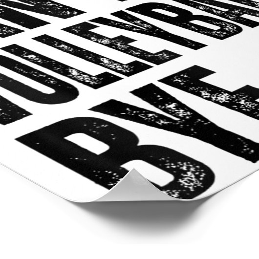 Sorry Can't Volleyball Bye  Poster (Hoek)