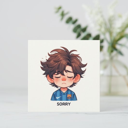 Sorry Cards  Feestdagenkaart (Staand voorkant)