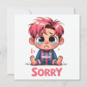 Sorry Cards  Feestdagenkaart (Voorkant)