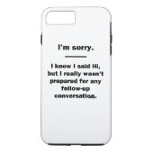 Sorry. Case-Mate iPhone Case (Achterkant)
