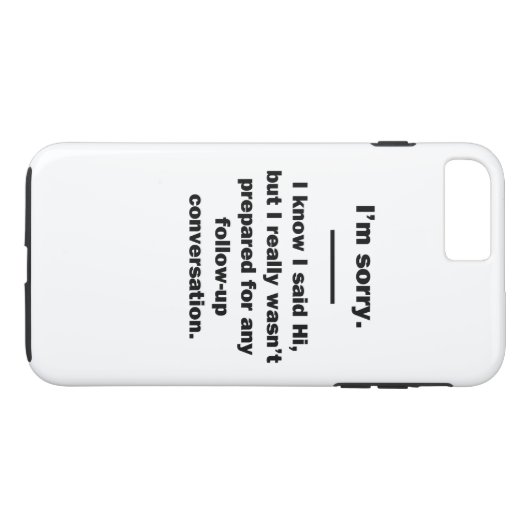 Sorry. Case-Mate iPhone Case (Achterkant (Horizontaal))