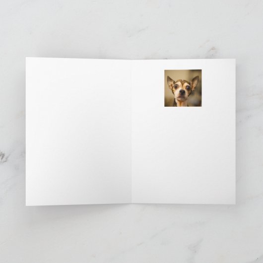 Sorry, Chihuahua. Fun Chihuahua Dog Kaart (Binnen)