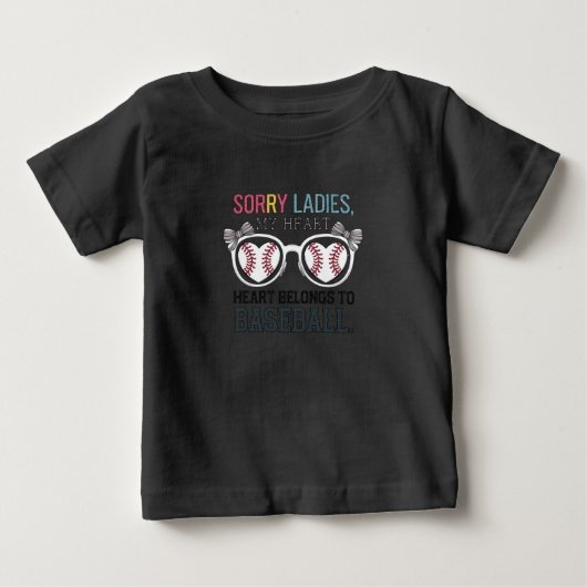 Sorry Dames Baseball Liefde Ontwerp (Voorkant)