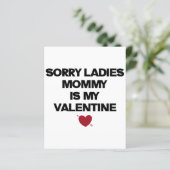 Sorry dames mama is mijn Valentijn (Staand voorkant)