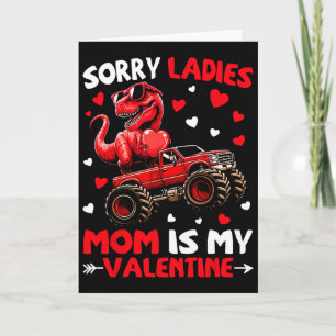 Sorry Dames Mama Is Mijn Valentijn Dinosauriër Mon Kaart