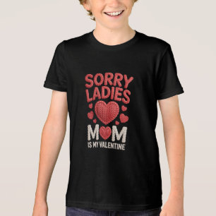 Sorry Dames Mama is Mijn Valentijn Grappig Tri-Blend Shirt
